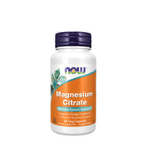 Now Foods Magnesium Citrate supplement bottle for energy production and nervous system support.